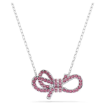 MP LIFELONG BOW:NECKLACE S MFP ROSE/RHS